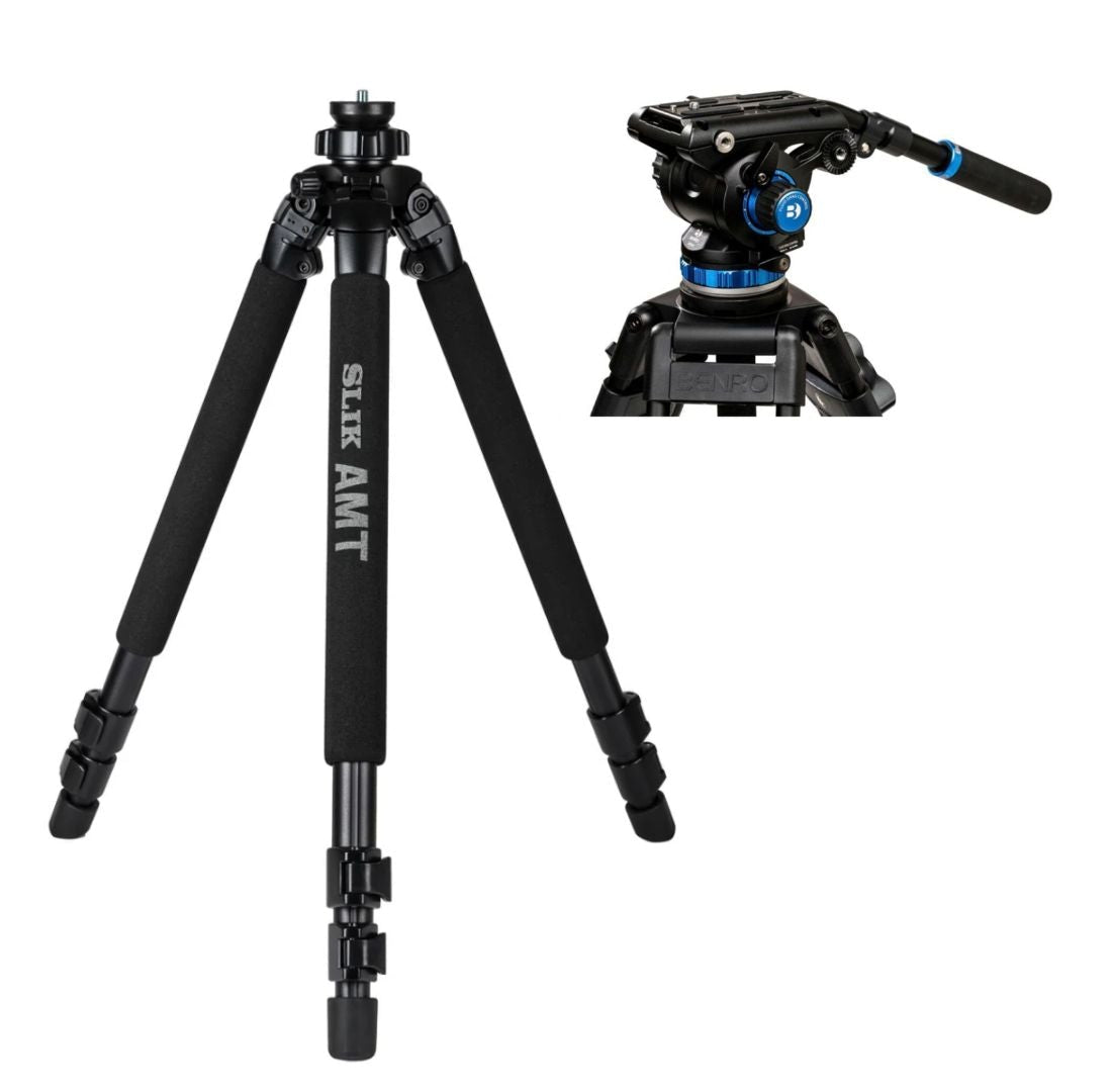 SLIK 700DX jalusta + Benro S6Pro kinopää