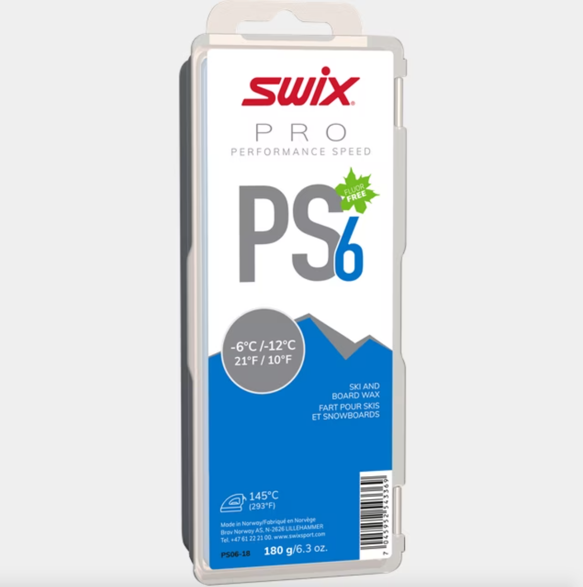 Swix PS6 Blue 180g -6°C / -12°C