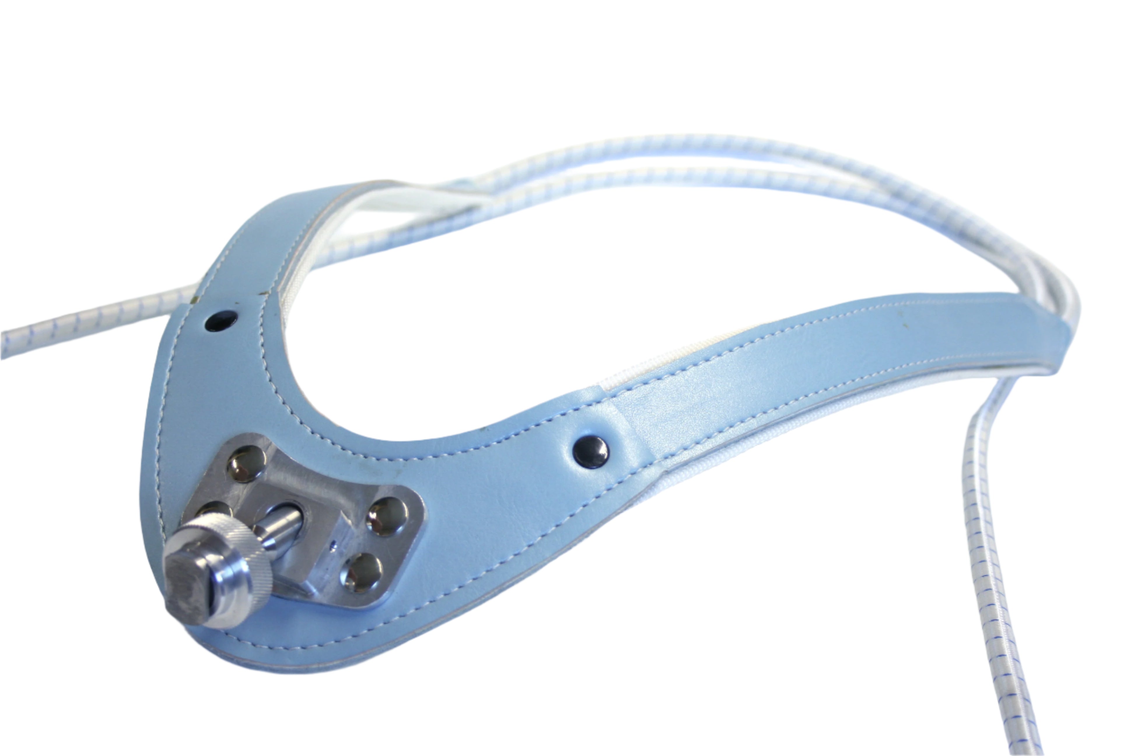 Nahkainen aseenkantovaljas sininen