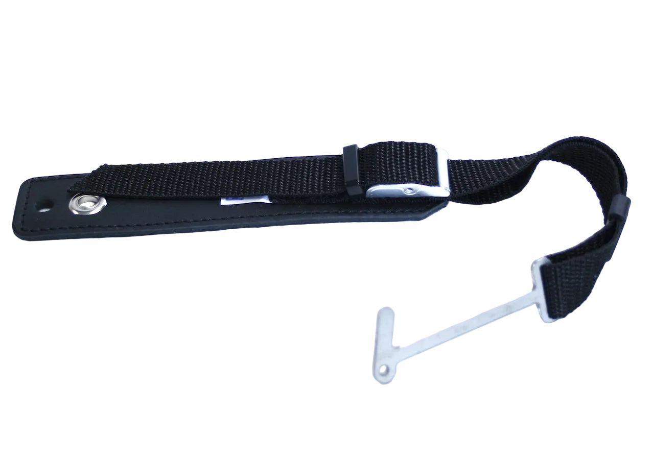 SDA koukkuremmi ampumahiihtoon, kiinnitetään aseeseen