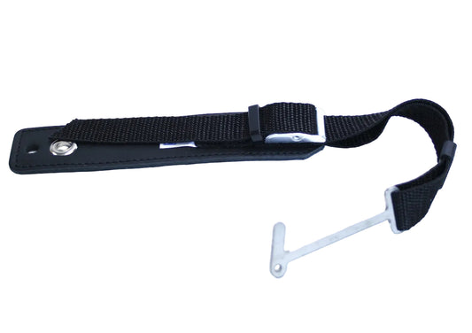 SDA koukkuremmi ampumahiihtoon, kiinnitetään aseeseen