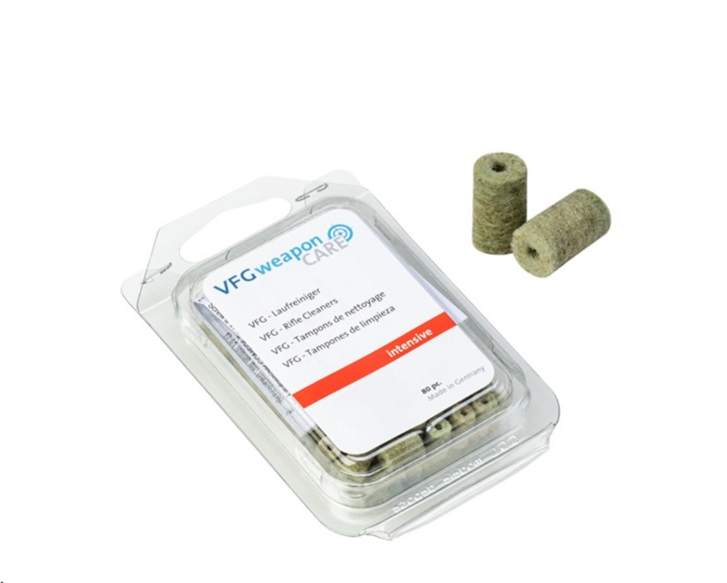 VFG superintensive teho puhdistustulpat 80kpl cal. 22